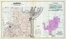 Fairview Township, Rossville, Dorchester, Johnsons Port, Ion, Allamakee County 1886 Version 3